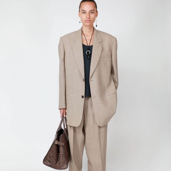 Vintage stylish elegant leather cord dark grey onyx donut pendant necklace - Picture 7 of 11